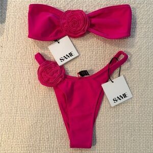 SAME Women's Pink Bikini Set